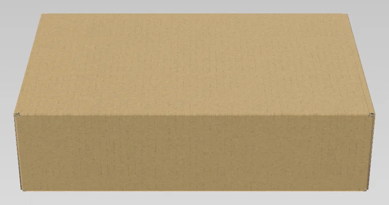 Coffret à deux volets emboîtés — montée
